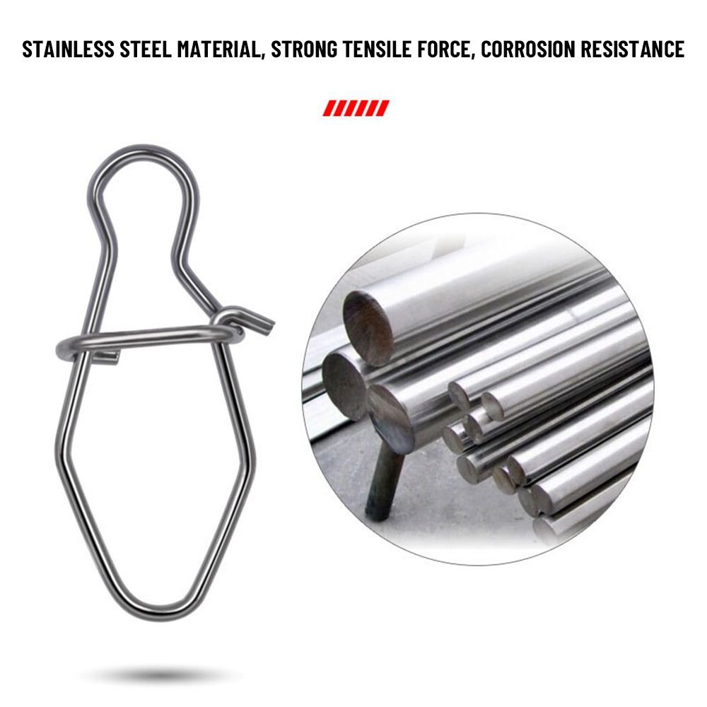 Fishing Hook Stainless Steel - 釣り道具,魚を捕まえるためのルアー,安全フック,釣り道具,アクセサリー,100