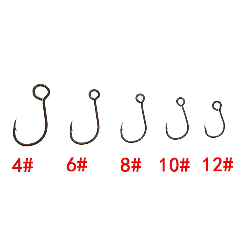 12 ピース/ロット サイズ 4 # -12 #   釣りル - Fishing Hook Assortment のレビューと価格