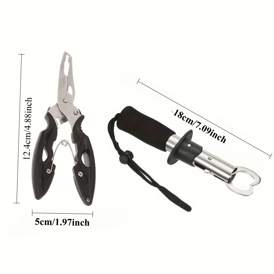 2 個の魚コントローラーセット含む 1 個の釣りトングと 1 - Fishing Hook Stainless Steel のレビューと価格
