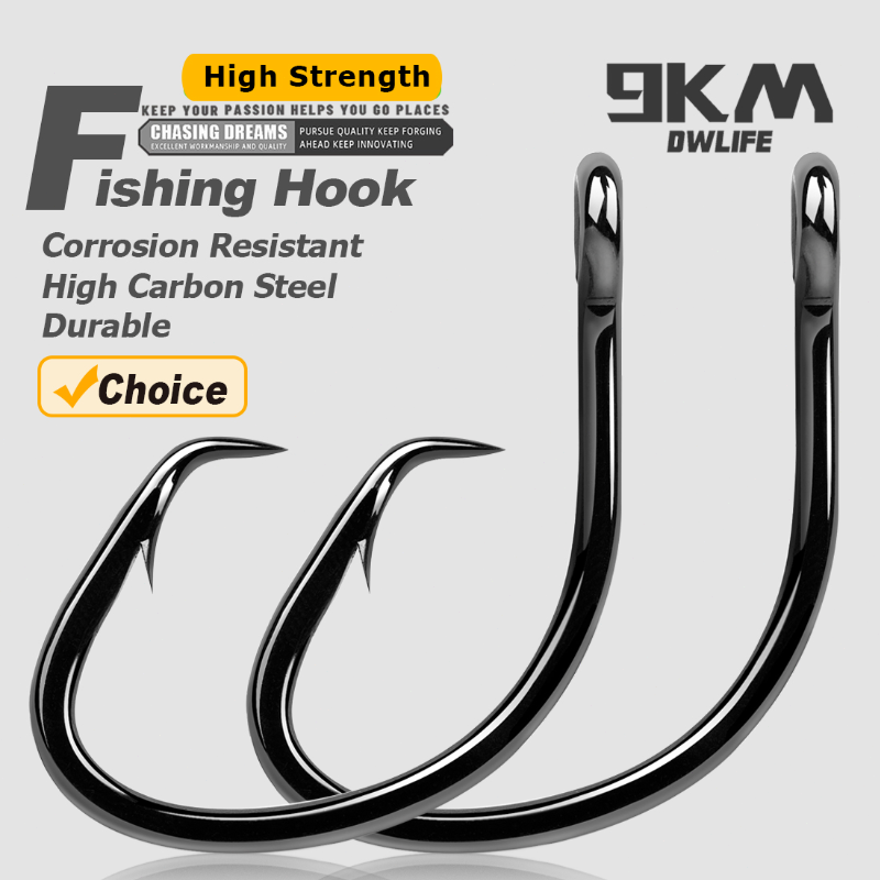 9 キロサークルフック 25 〜 50 個海水釣りフックオフ - Fishing Hook Circle のレビューと価格