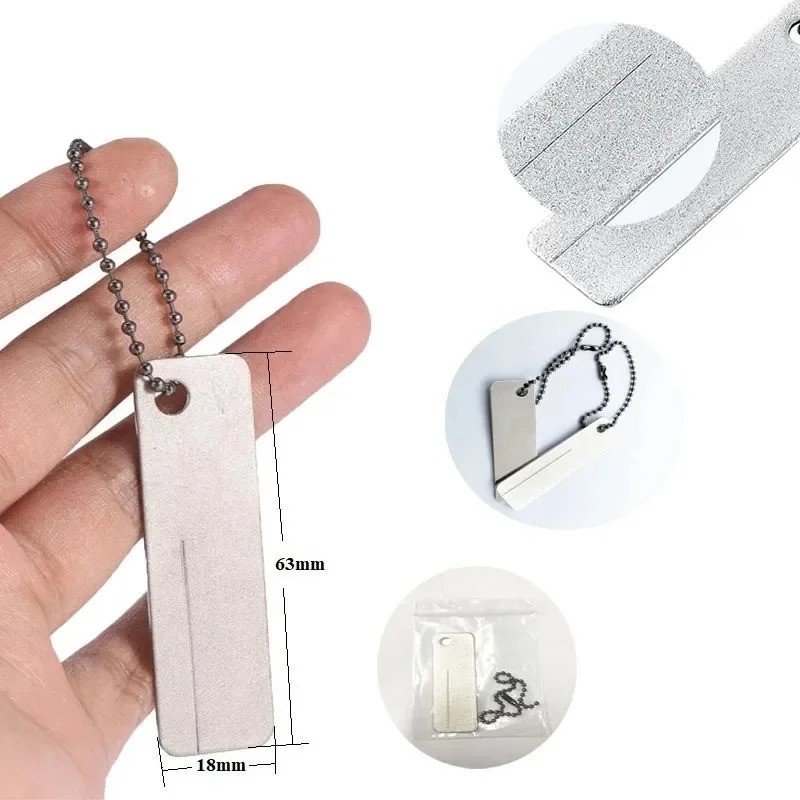ポータブルダイヤモンド釣り針研ぎ器 キーホルダー付き 高硬度 - Fishing Hook Sharpener のレビューと価格