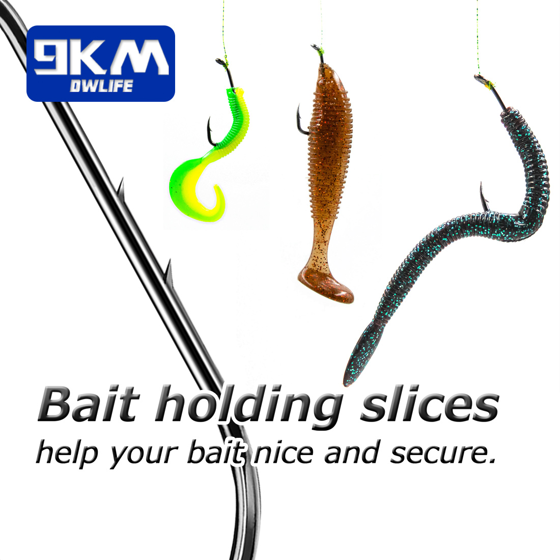 9 キロ餌ホルダー釣りフック 50 〜 200 個ライブ餌フ - Fishing Hook Circle のレビューと価格