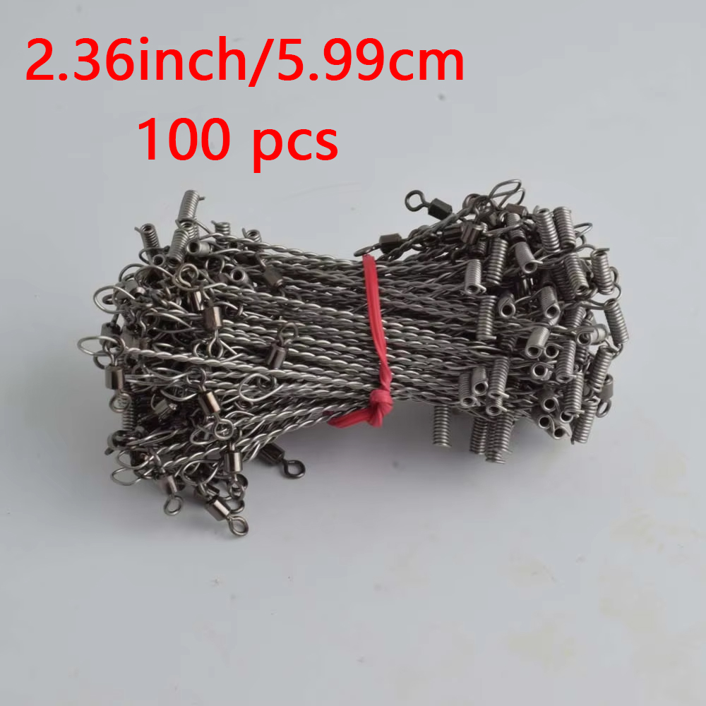 100個のバランスフックアーム、トラッキングリードアームコネ - Fishing Hook Stainless Steel のレビューと価格