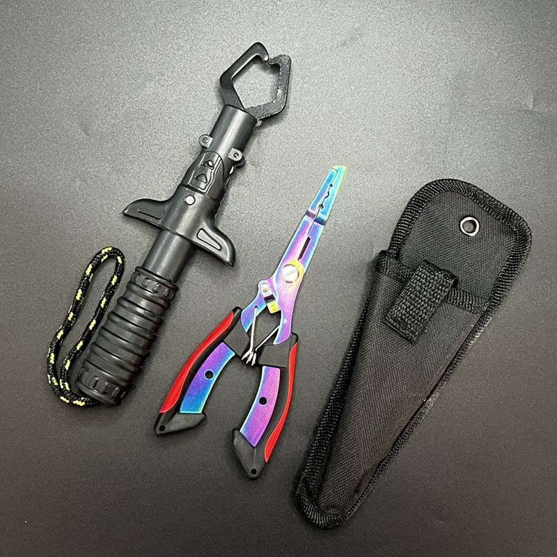 釣り用プライヤーとグリッパーセット、魚の口掴み器、釣り用プラ - Fishing Hook Sharpener のレビューと価格