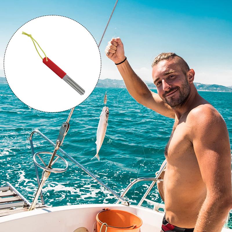 両面釣り針研ぎ器,フライフック研ぎ器,ポータブル研削工具,滑 - Fishing Hook Sharpener のレビューと価格
