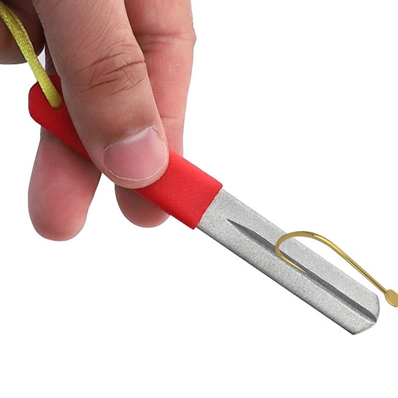 両面釣り針研ぎ器,フライフック研ぎ器,ポータブル研削工具,滑 - Fishing Hook Sharpener のレビューと価格