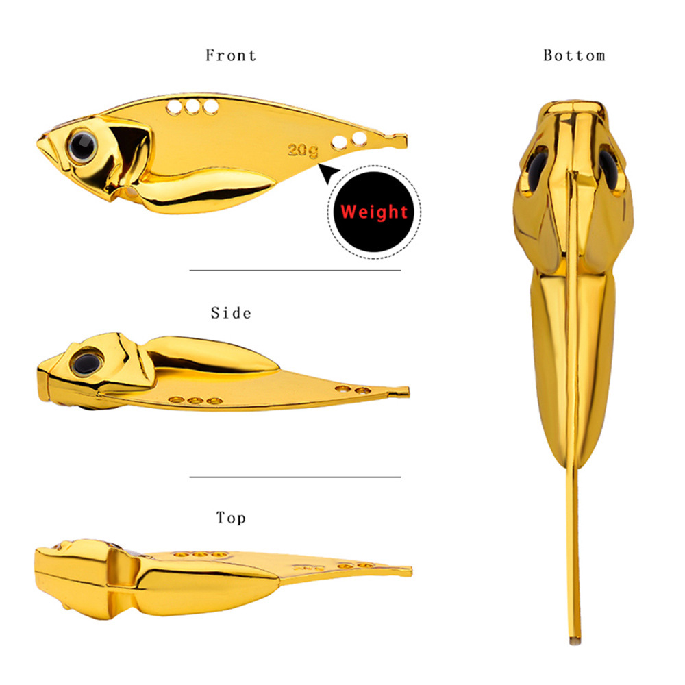 パーソナライズ彫刻入りブレードフィッシングルアー、カスタムバ - Fishing Hook Treble のレビューと価格